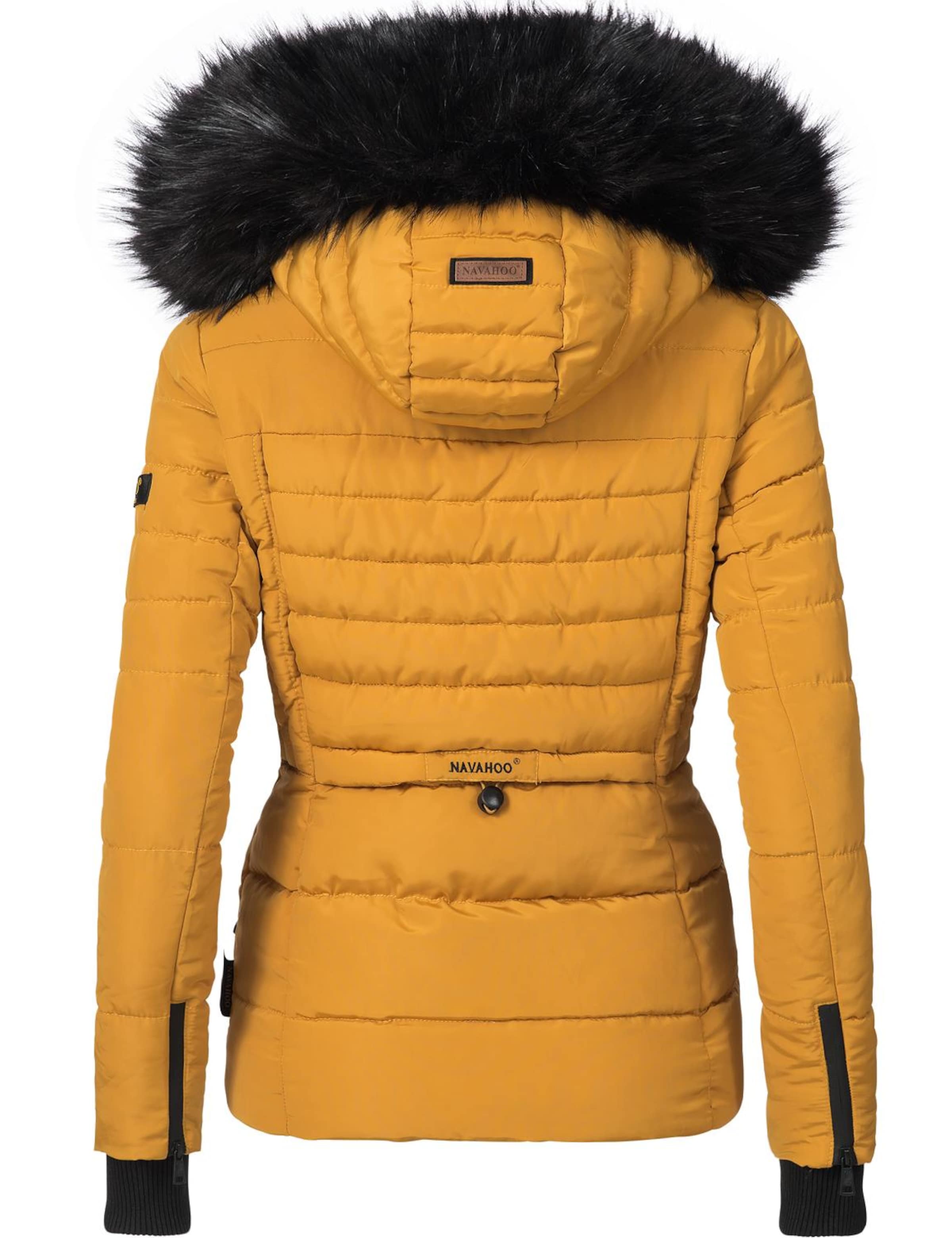 NAVAHOO Зимняя куртка 'Adele' в Желтый