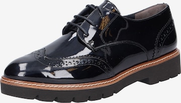 Paul Green Lace-Up Shoes in Black: front