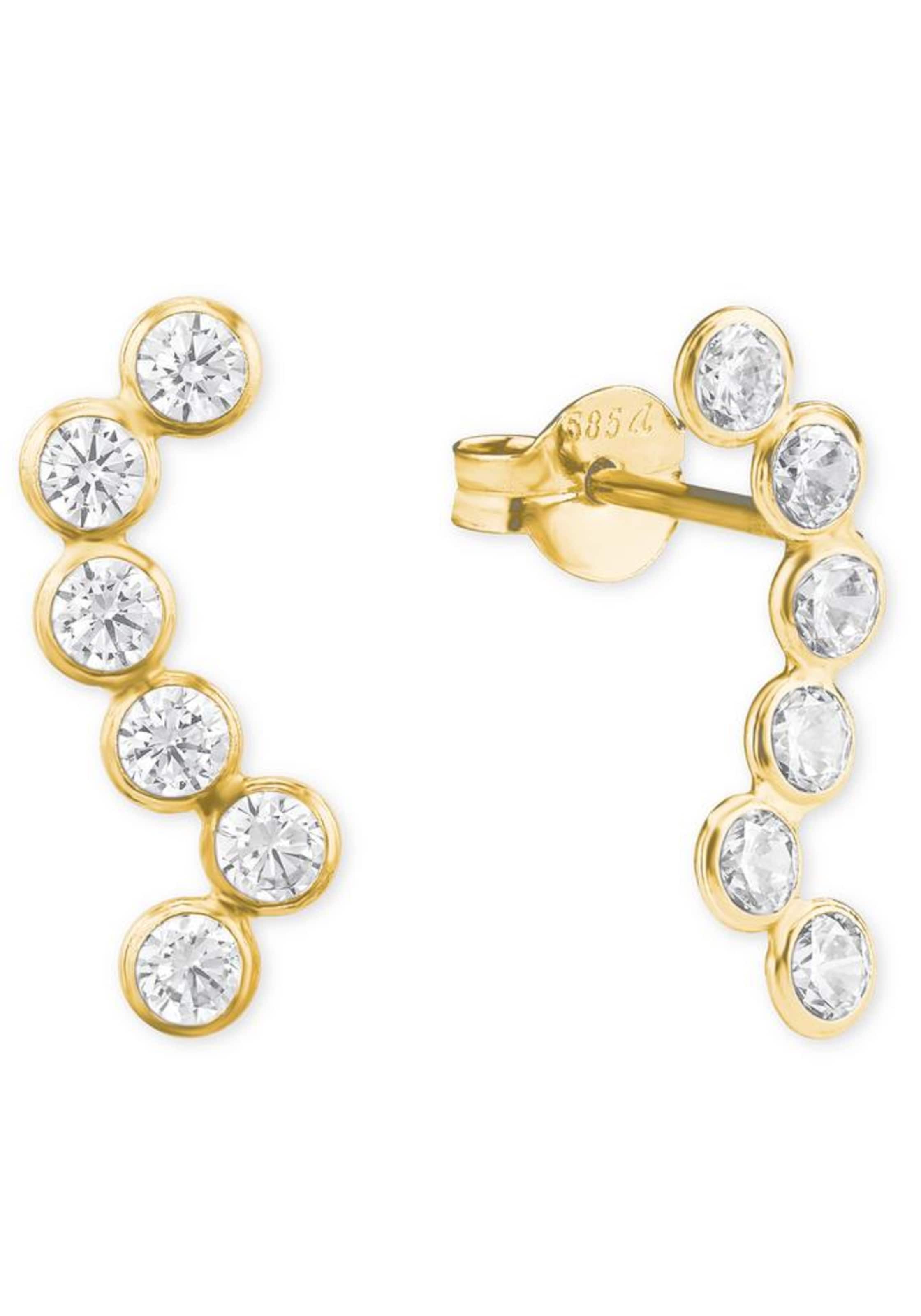 AMOR Earrings in Gold: front