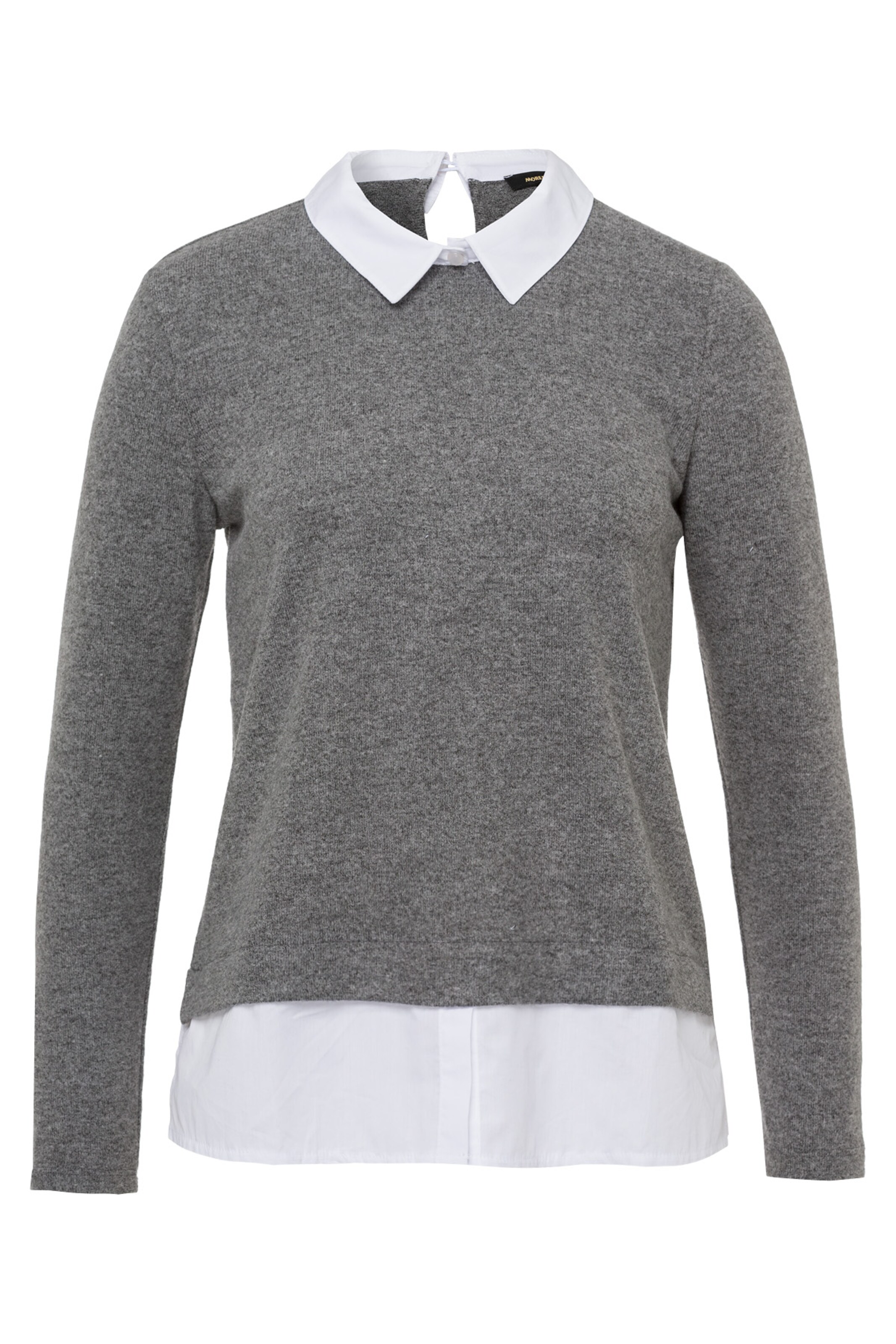 MORE & MORE - Shirt in de kleur Grijs gemêleerd