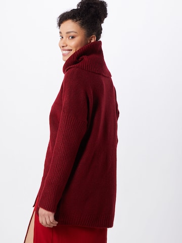 ABOUT YOU Oversized Sweater in Red: back