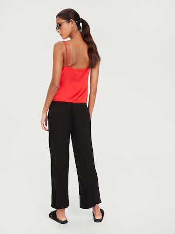 Wide leg Pantaloni 'Malie' de la EDITED pe negru: spate