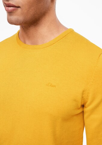 s.Oliver Pullover in Gelb