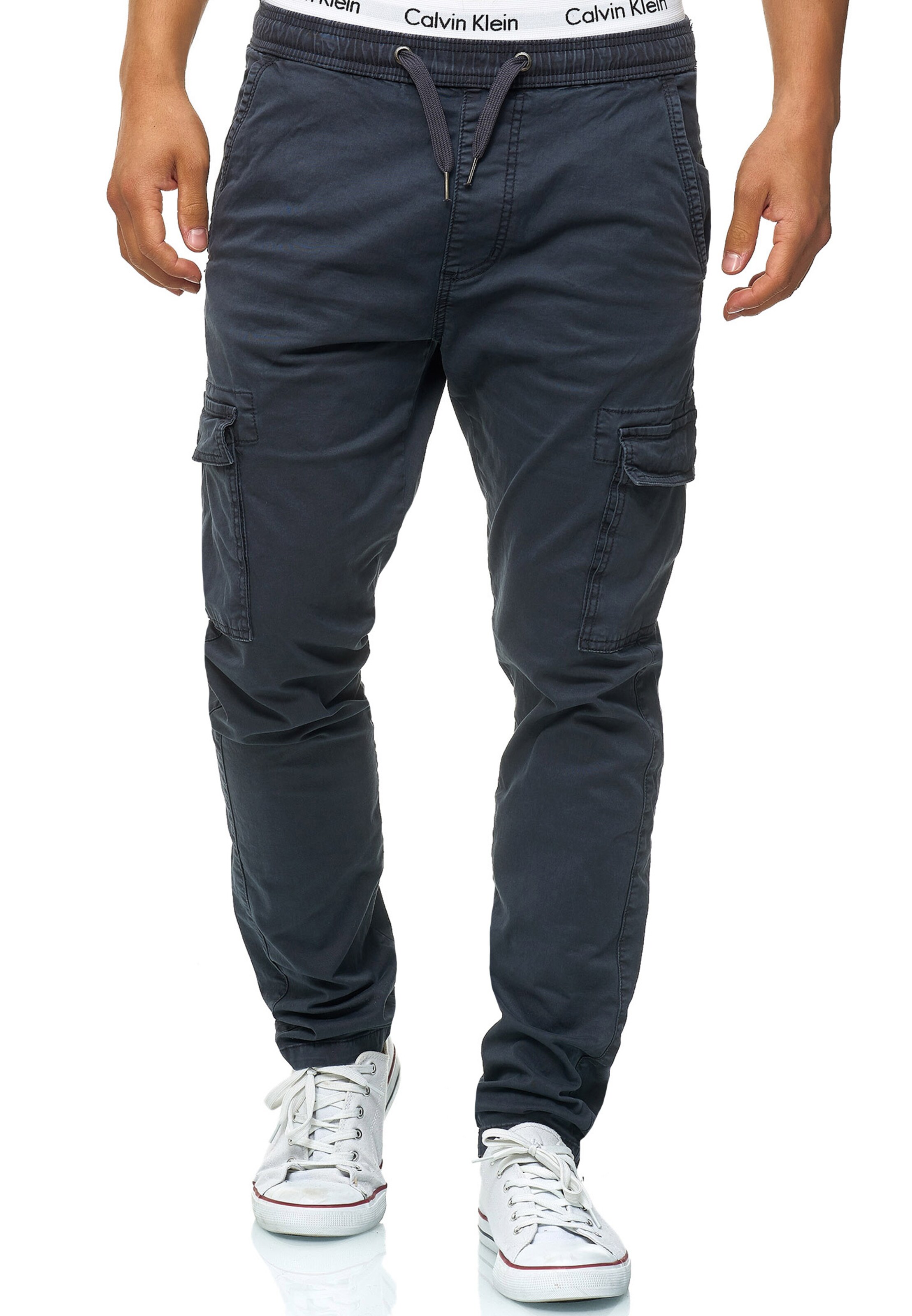 INDICODE JEANS Regular Hose 'Broadwick' in Blau: Vorderseite