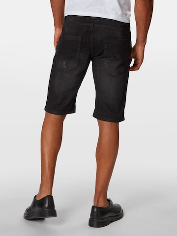 INDICODE JEANS Regular Jeans 'Kaden' in Black: back