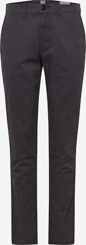 Coupe slim Pantalon chino 'Essential' GAP en gris : devant