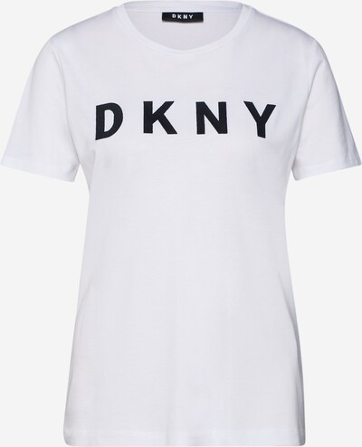 DKNY T-shirt 'FOUNDATION' i svart / vit, Produktvy