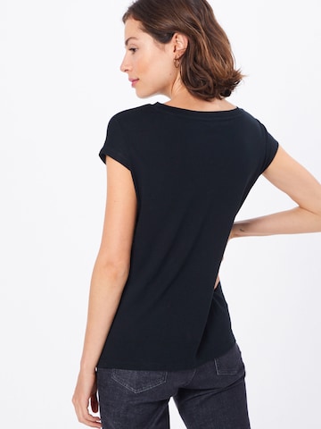 Lauren Ralph Lauren - Camiseta 'Grieta' en negro: atrás