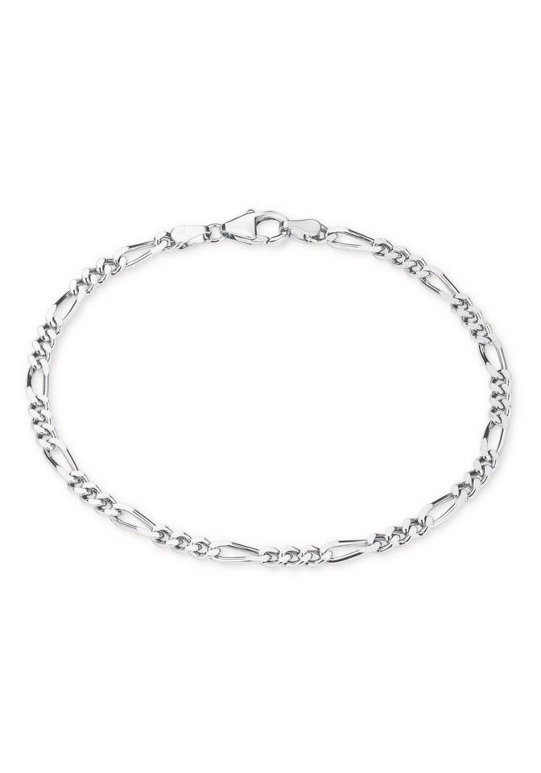 AMOR Bracelet in Silver: front
