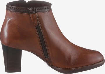 TAMARIS Ankle Boots in Braun