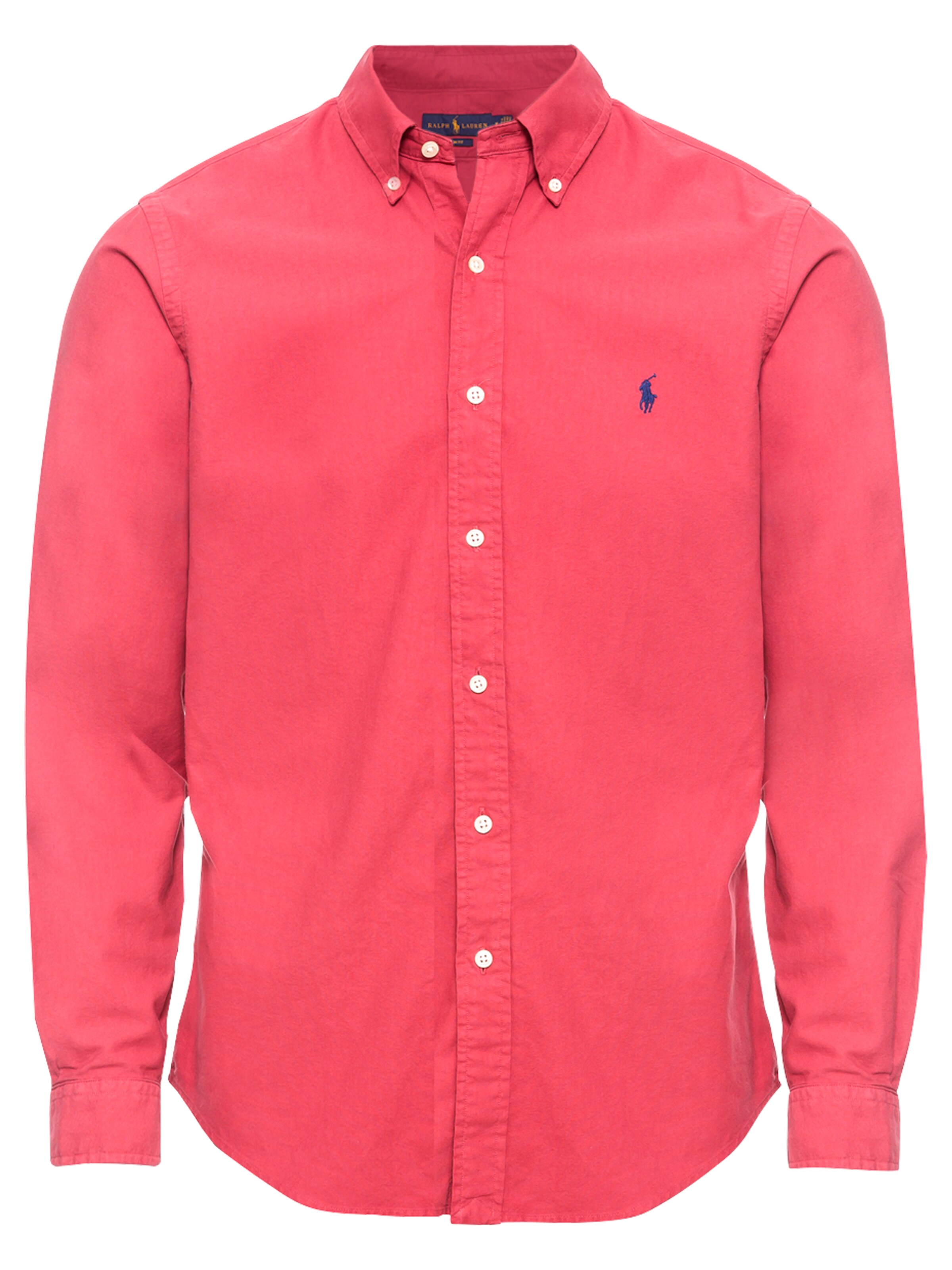 POLO RALPH LAUREN - Overhemd 'SL BD PPCSPT-LONG SLEEVE-SPORT SHIRT' in de kleur Rood