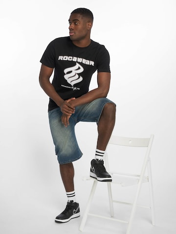 ROCAWEAR Loose fit Trousers 'Fri' in Blue