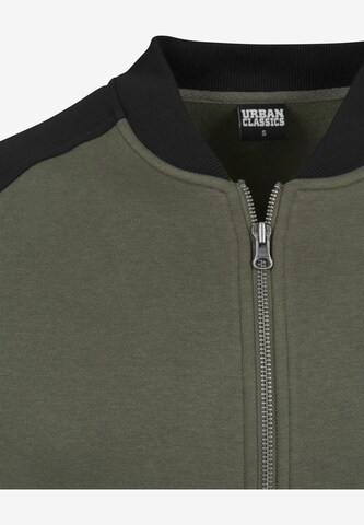 Veste de survêtement 'Bomber' Urban Classics en vert