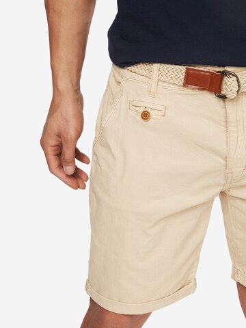 Regular Pantalon 'Conor' INDICODE JEANS en beige