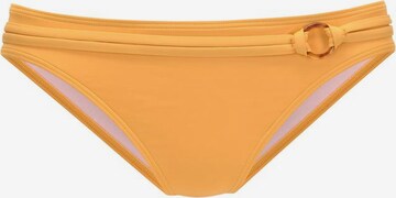 Pantaloncini per bikini di s.Oliver in giallo: frontale