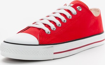 Ethletic Sneakers in Red: front