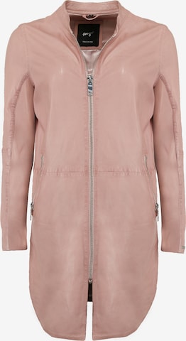 Manteau mi-saison '420-20-40' Maze en rose : devant