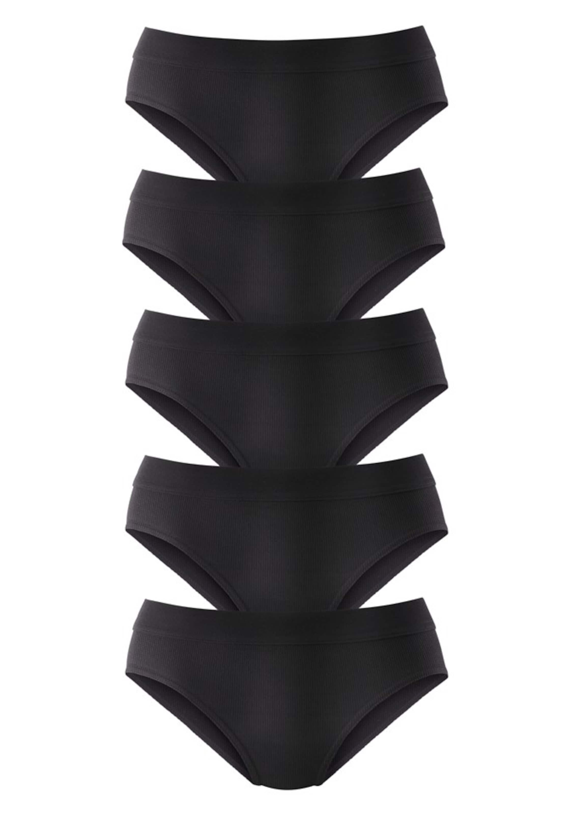 Slip PETITE FLEUR en noir : devant