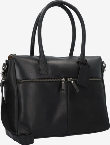 Burkely Schultertasche 'Vintagie Valerie' in Schwarz