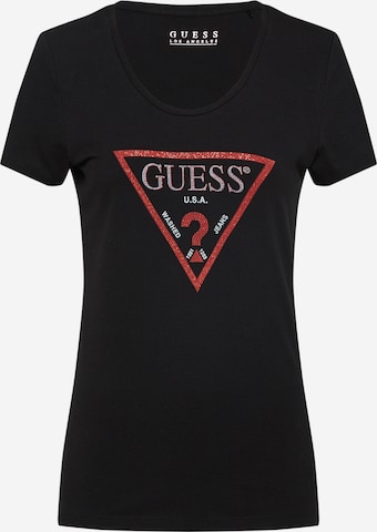 GUESS T-Shirt in Schwarz: predná strana