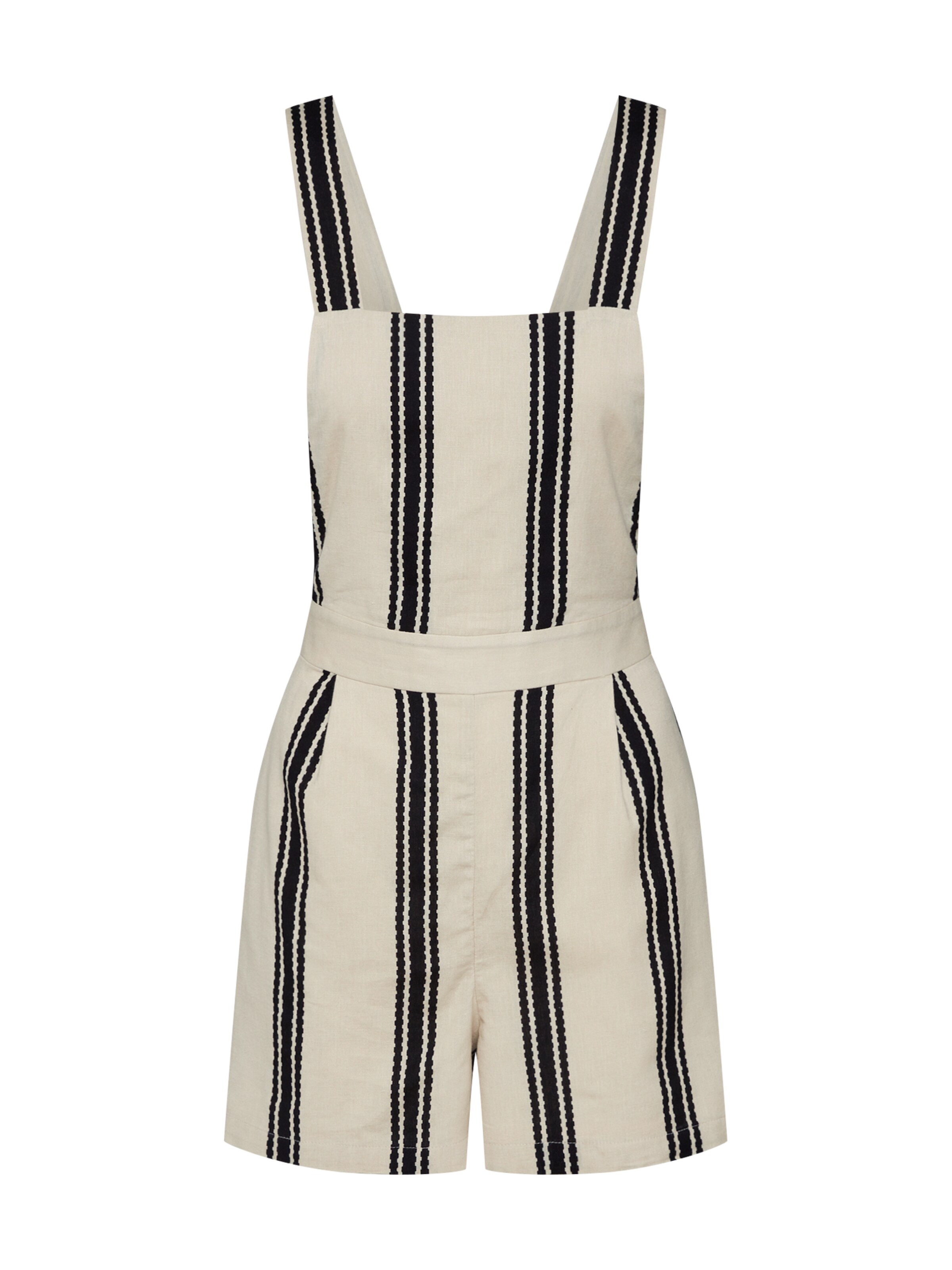 Noisy may - Jumpsuit 'NMKELSIE S/L PLAYSUIT' in de kleur Beige