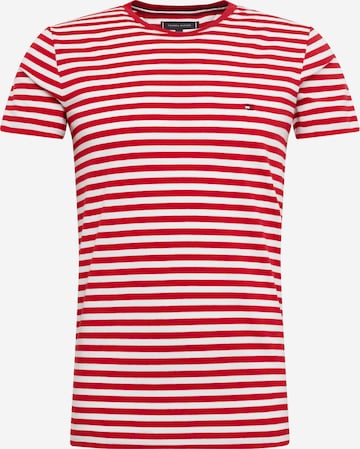 TOMMY HILFIGER Slim Fit T-Shirt in Rot: predná strana