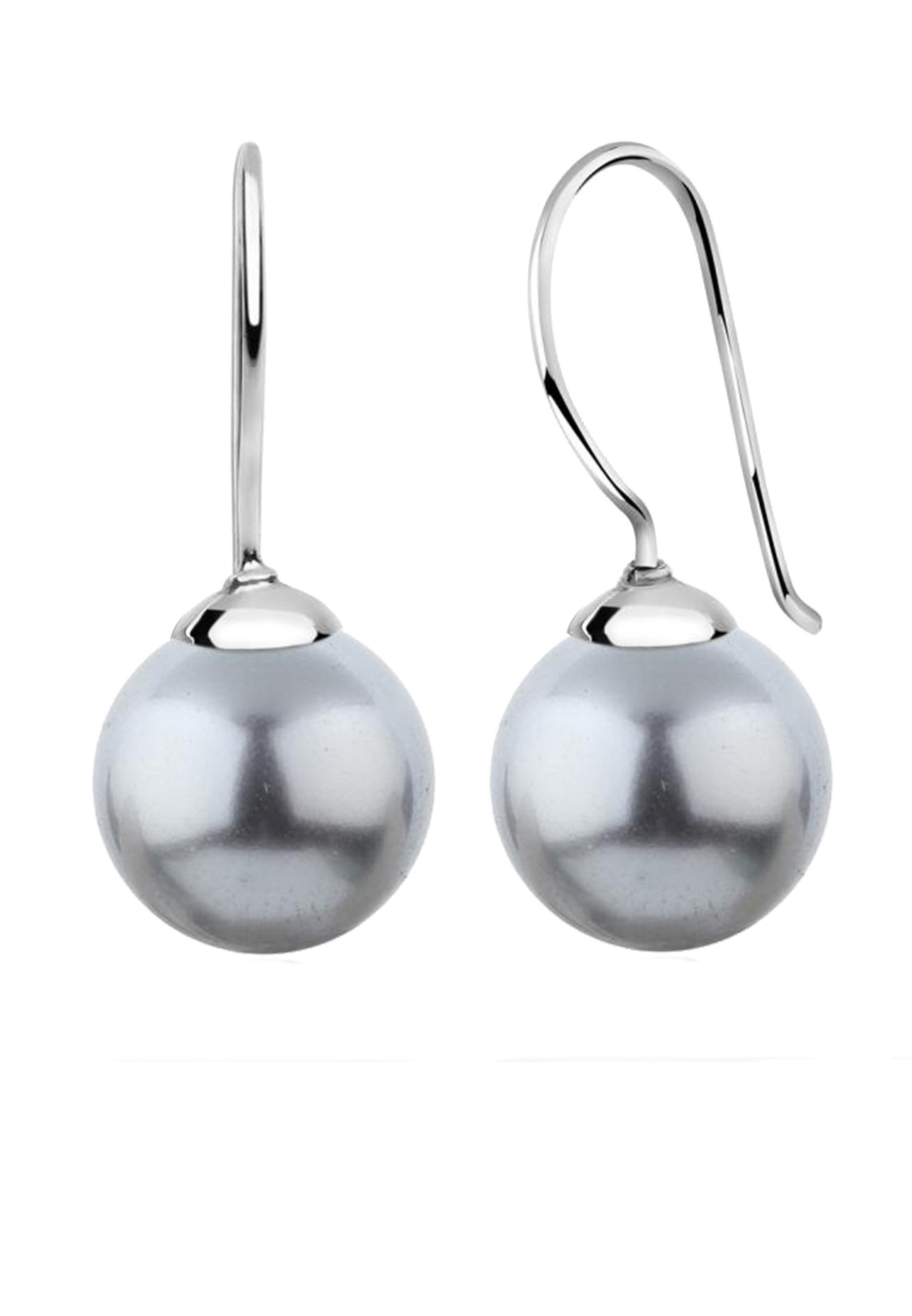 Nenalina Earrings in Silver: front