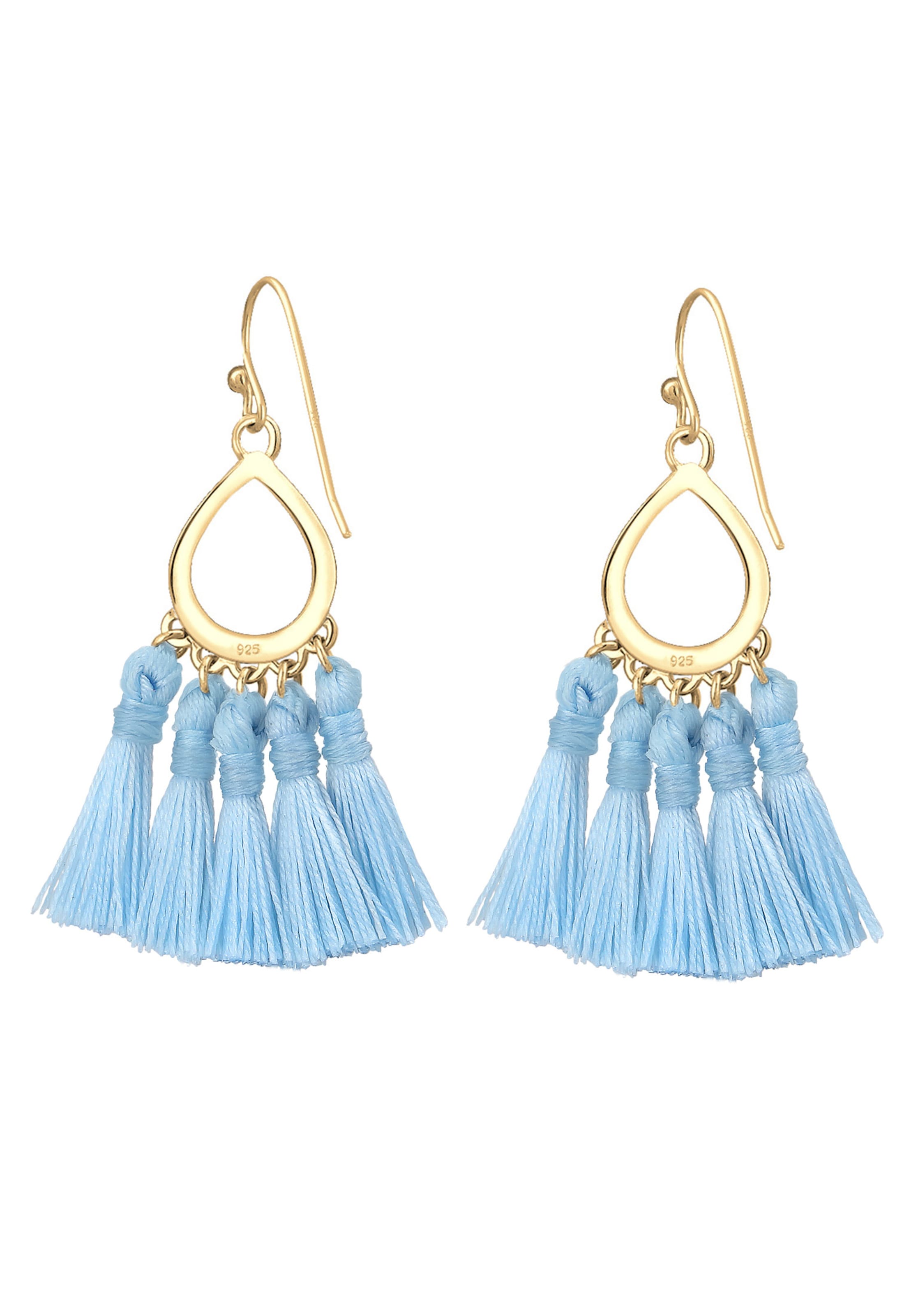 ELLI - Brincos 'Boho' em azul