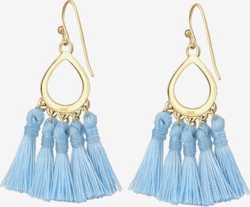 ELLI - Pendientes 'Boho' en azul