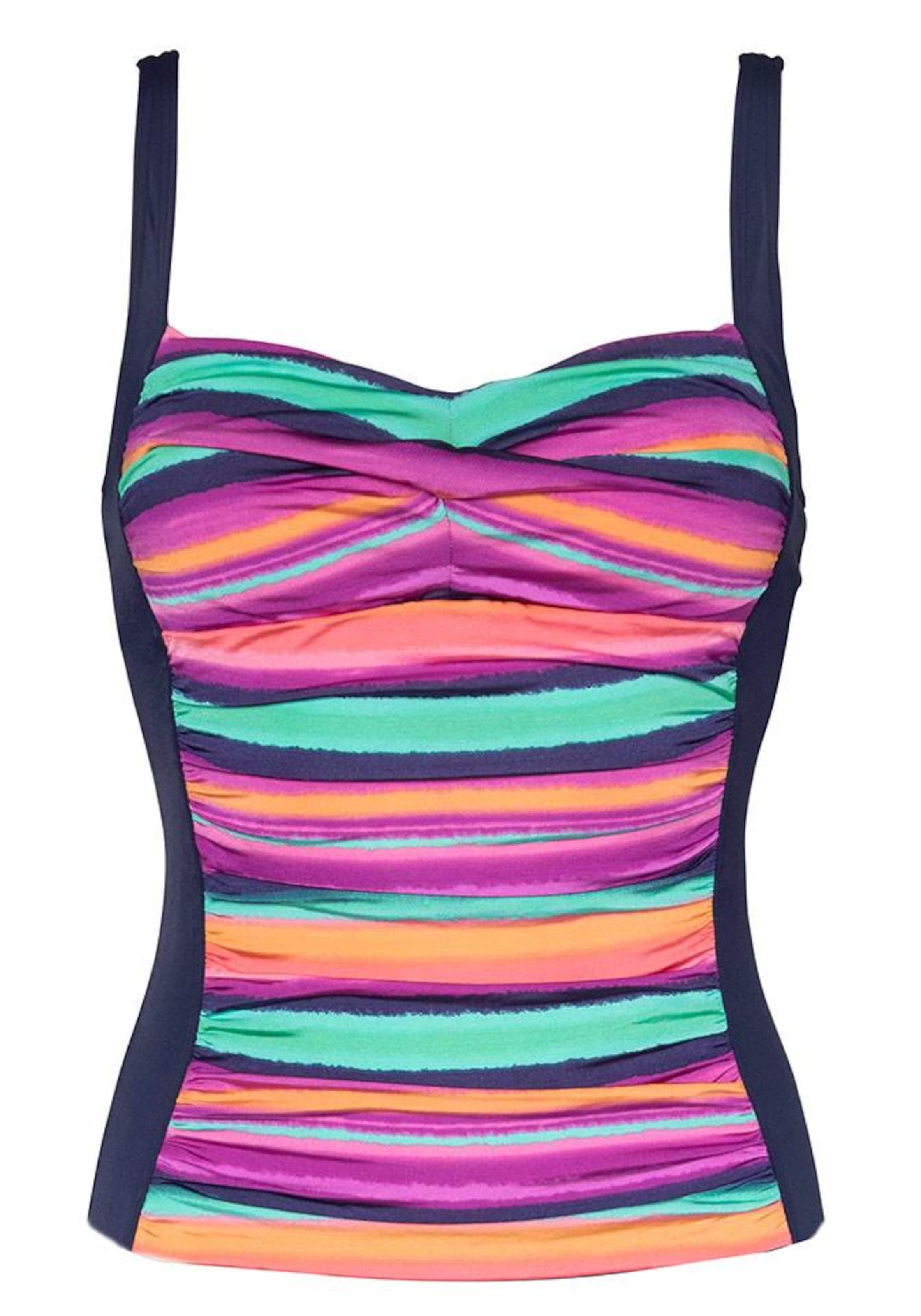 LASCANA Bandeau Tankini top in Mixed colours: front