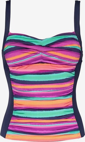 LASCANA Bandeau Bügel-Tankini-Top in Mischfarben: predná strana