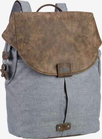 ZWEI Backpack 'Olli' in Grey: front