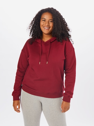 Urban Classics Sweatshirt in Red: front