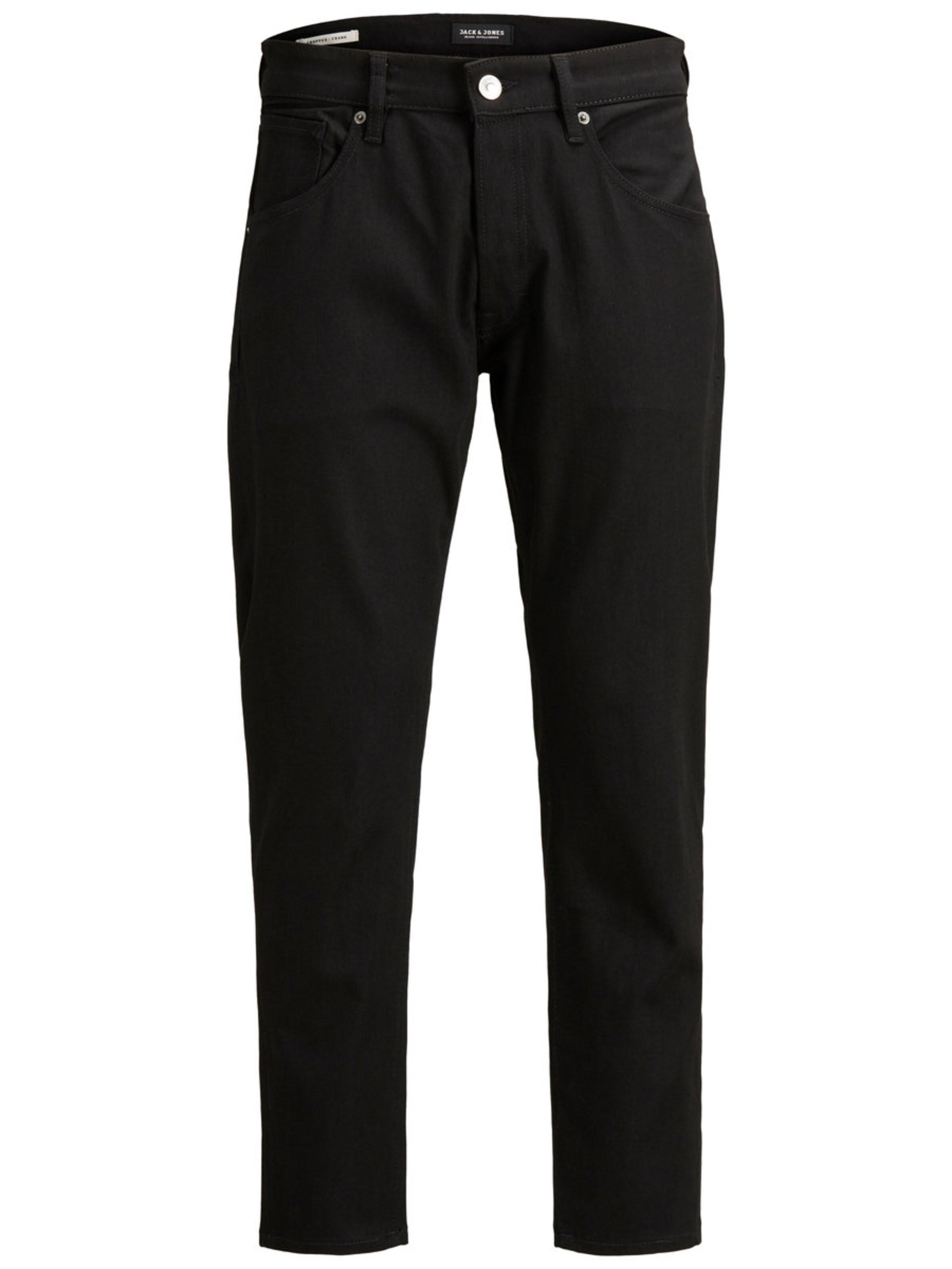 JACK & JONES - Jeans 'FRANK LEEN JOS 589 Anti Fit' in de kleur Black denim