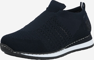 Rieker Slip-on in Blauw: voorkant