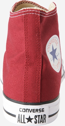 CONVERSE Magas szárú sportcipők 'Chuck Taylor All Star' - piros