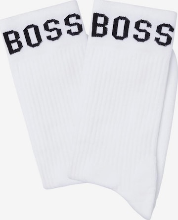 BOSS Къси чорапи в бяло