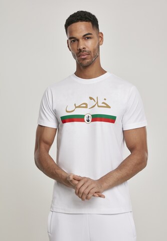 Mister Tee T-Shirt 'Khalas' in Weiß: Vorderseite