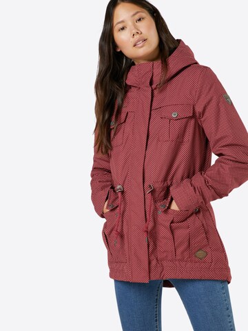 Ragwear Winterjacke 'Laika' in Rot: predná strana