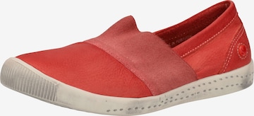 Softinos Slip-Ons in Red: front