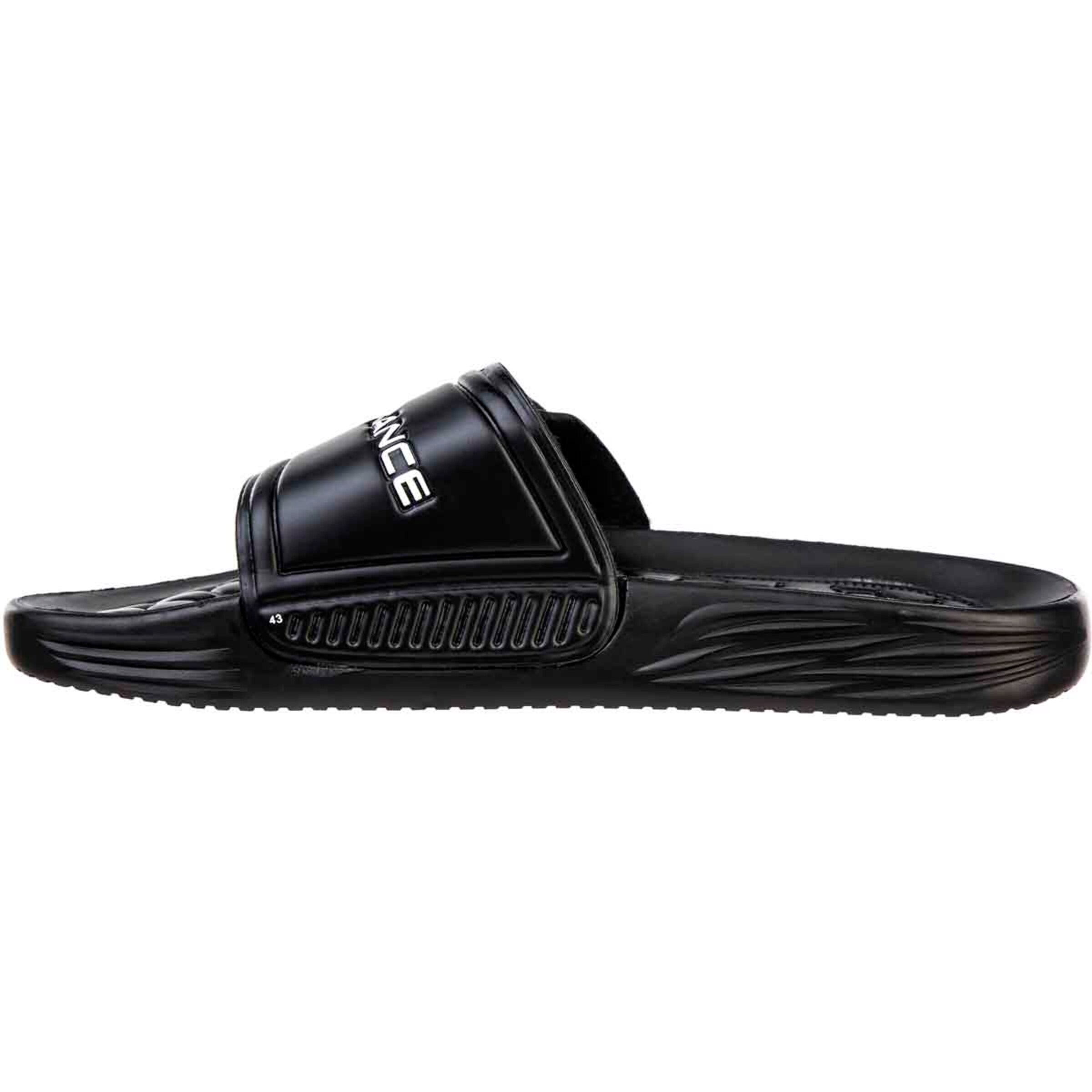 ENDURANCE Badesandale 'Hildale W/Velcro' in Schwarz: Vorderseite