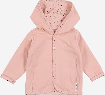 Noppies Zip-Up Hoodie 'Bonny' in Pink: front