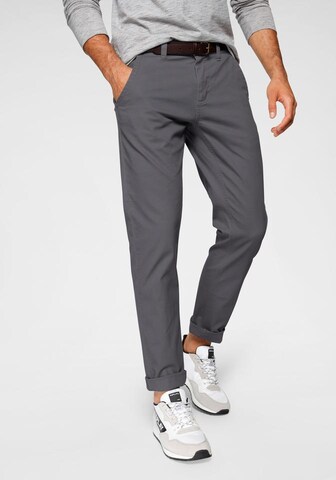 BRUNO BANANI Regular Chino Pants in Grey: front