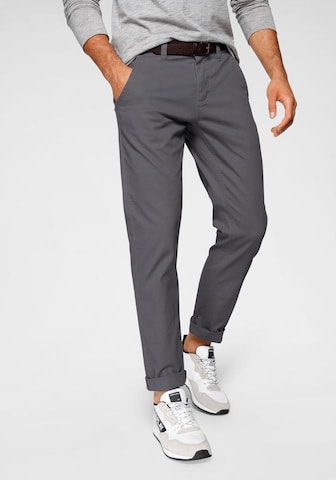 BRUNO BANANI Regular Chino Pants 'Set' in Grey: front
