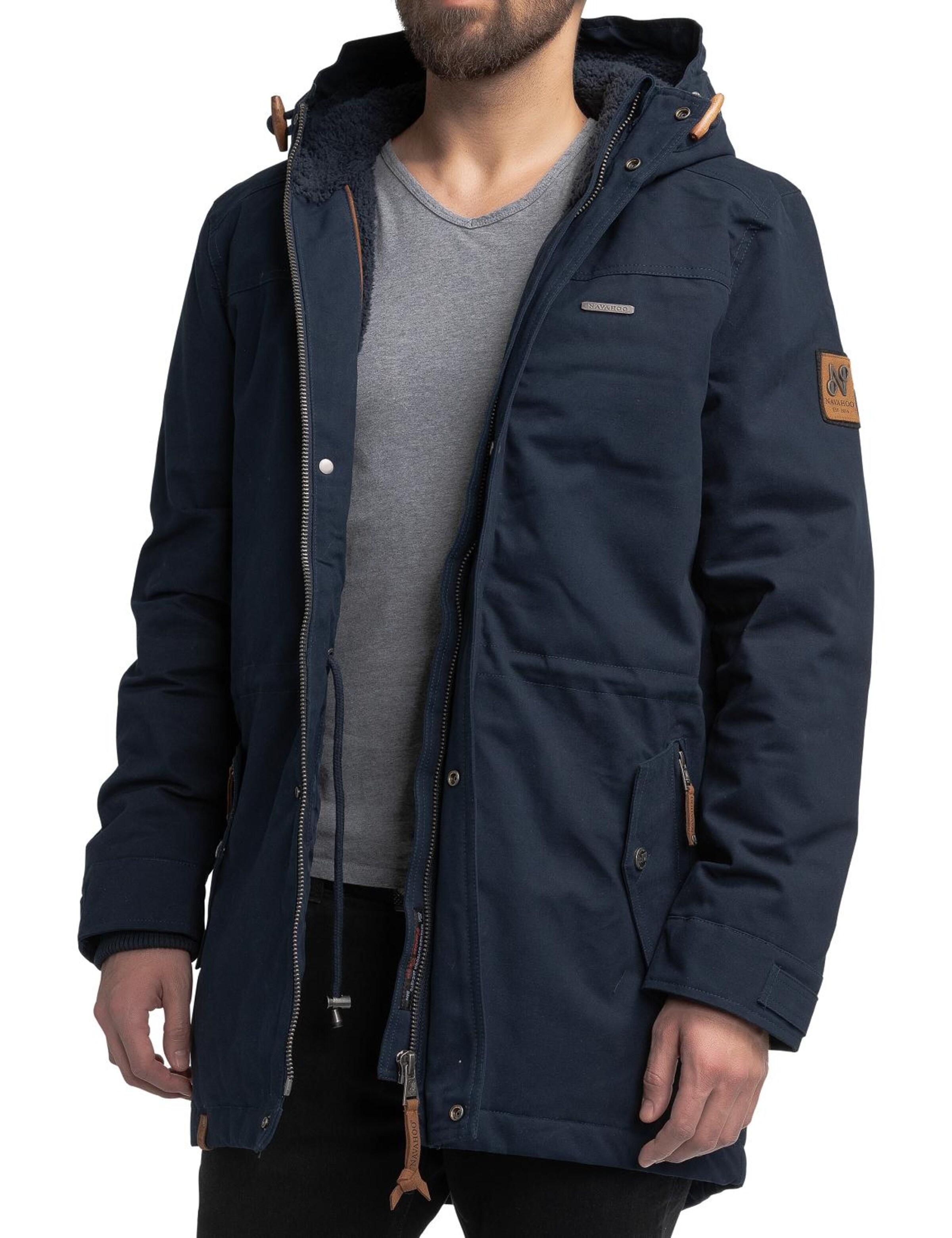 Parka invernale 'Manaka' di NAVAHOO in blu