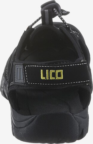 LICO Sandals 'Miami' in Black