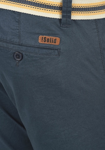 !Solid - Regular Calças chino 'Lagos' em azul