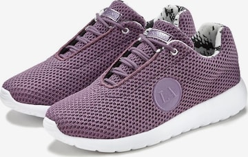 LASCANA Sneakers in Purple: front