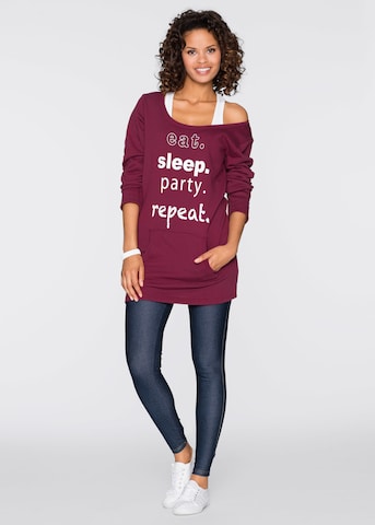 bonprix Skinny Leggings in Blau