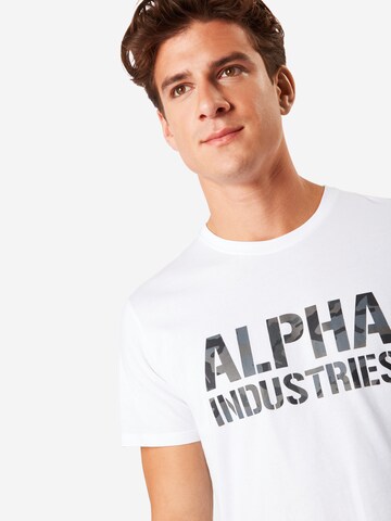 ALPHA INDUSTRIES Póló - fehér